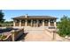 Park view showcasing a charming shelter and benches near the lake at 618 S Franklin St, Denver, CO 80209