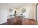 Bright office space with wood floors, desk, and modern decor elements at 345 Harrison St, Denver, CO 80206