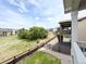 View of the green grass and surrounding houses at 295 Kitselman Dr, Castle Rock, CO 80104