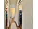 Hallway view of closet and doors leading to other parts of the house at 295 Kitselman Dr, Castle Rock, CO 80104