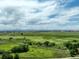Scenic landscape view with green fields, trees, and distant mountain range under a cloudy sky at 14910 Williams St, Thornton, CO 80602