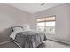Comfortable bedroom with neutral walls, a large window, and carpeted floors at 9318 Las Ramblas Ct # R, Parker, CO 80134