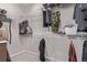 Walk-in closet with metal shelving providing ample storage for clothes and accessories at 9318 Las Ramblas Ct # R, Parker, CO 80134