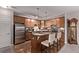 Kitchen with stainless steel appliances, granite countertops, and ample cabinet space at 9318 Las Ramblas Ct # R, Parker, CO 80134