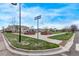 A street view within a community showcasing landscaping, sidewalks, and inviting residential architecture at 9318 Las Ramblas Ct # R, Parker, CO 80134