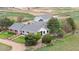 Wide angle view of home with large barn, meticulous landscaping, and ample land at 15020 Harrison St, Brighton, CO 80602