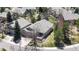 Birds eye view of the home showing the neighborhood and landscaping around the property at 9559 Brook Hill Ln, Lone Tree, CO 80124