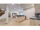 Finished basement with bar area, dining set, and staircase at 9559 Brook Hill Ln, Lone Tree, CO 80124