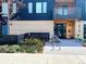 Modern apartment building with secure bike racks and landscaped front entrance at 2718 Pine St # 305, Boulder, CO 80302