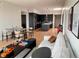 Contemporary living room with open floor plan, adjacent dining and kitchen at 2718 Pine St # 305, Boulder, CO 80302