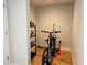 Storage room featuring a bike, shelving, and a hardwood floor at 2718 Pine St # 305, Boulder, CO 80302
