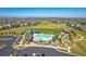 Community pool and recreation area with ample parking at 22537 E Swallow Pl, Aurora, CO 80016