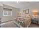 Main bedroom with a king-size bed and nightstands at 22537 E Swallow Pl, Aurora, CO 80016