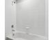 Bright bathroom showcases white subway tile in the shower-tub combo at 2177 Flower Blossom Ave, Brighton, CO 80601