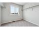 Walk-in closet features window, shelf and views of the neighborhood at 2177 Flower Blossom Ave, Brighton, CO 80601
