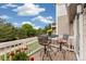 Relaxing balcony with outdoor seating and beautiful view at 9441 Southern Hills Cir, Lone Tree, CO 80124
