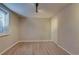 Simple and neutral bedroom with light colored wood floors at 1013 Homestake Dr # 17C, Golden, CO 80401