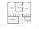 Floorplan of second floor showing bedrooms, bathroom, and loft dimensions at 1013 Homestake Dr # 17C, Golden, CO 80401