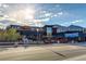 Golden Mill restaurant exterior showcasing its spacious outdoor seating and modern design with a mountain backdrop at 1013 Homestake Dr # 17C, Golden, CO 80401