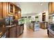 Spacious kitchen features modern appliances and ample counter space at 1129 Genesee Vista Rd, Golden, CO 80401
