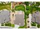 Aerial view showing home, landscaping, and driveway at 2434 Marshall Ct, Erie, CO 80516