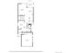 Floorplan featuring the first floor layout with living room, kitchen, office, and garage at 350 Holly St, Denver, CO 80220