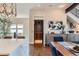 Elegant dining area featuring hardwood floors, stylish decor, and seamless access to living spaces at 10119 Bellwether Ln, Lone Tree, CO 80124