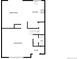 Detailed floorplan showcasing dining area, kitchen, living room, foyer, and WC layout at 3957 S Boston St, Denver, CO 80237