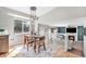 Cozy dining area offering views of a living room, perfect for intimate dinners or Gathering gatherings at 2488 W 111Th Pl, Denver, CO 80234
