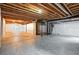 Spacious unfinished basement with concrete floors and exposed ceiling at 2078 Goldfinch Ct, Longmont, CO 80503