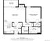 Floor plan of the first level of the home showing room dimensions and layout at 14046 E Stanford Cir # I11, Aurora, CO 80015