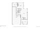 First floor plan features living room, kitchen, garage and office at 1421 Rustic Dr, Longmont, CO 80504