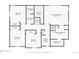 Second floorplan featuring bedrooms, bathrooms, and a laundry room at 1421 Rustic Dr, Longmont, CO 80504