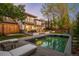 Picturesque backyard with a pool, patio, and basketball hoop at 19 S Eudora St, Denver, CO 80246