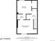 Third floor plan displays the bedroom, bathroom and main bedroom at 4445 S Lowell Blvd, Denver, CO 80236