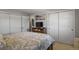Bedroom featuring neutral colored walls, carpeting, an overhead light and closet doors at 455 Greenwood, Longmont, CO 80504