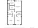 Detailed floor plan showcasing the layout of the second floor at 6780 Meade Cir # B, Westminster, CO 80030