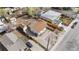An aerial view shows the layout of the home and the surrounding neighborhood at 2829 W College Ave, Denver, CO 80219
