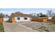 A cozy home shows a neatly graveled front yard with a wooden gate and detached garage at 2829 W College Ave, Denver, CO 80219