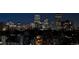 Spectacular night view of the illuminated Denver skyline showcasing its vibrant urban landscape at 800 N Washington St # 710, Denver, CO 80203