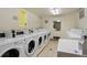 Convenient laundry room with multiple high-efficiency washing machines at 800 N Washington St # 710, Denver, CO 80203
