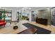 Contemporary lobby area with stylish seating, decor, and modern design elements at 800 N Washington St # 710, Denver, CO 80203