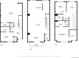 All floor layouts featuring garages, bedrooms, living rooms, and other amenities at 2347 Kite Route Ln, Superior, CO 80027