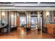 Bedroom featuring hardwood floors and modern decor, offering a peaceful and stylish retreat at 2000 Little Raven St # 1B, Denver, CO 80202