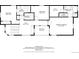 Upper floorplan includes bedrooms, bathrooms, a laundry room, balcony, and hall at 7746 E Severn Pl, Denver, CO 80230