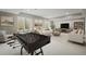 Spacious basement area with plenty of room for recreation and relaxation, complete with ample lighting at 14341 Beebalm Loop, Parker, CO 80134