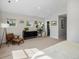 Bedroom with vaulted ceilings, natural light and modern minimalist decor at 810 Jasmine St, Denver, CO 80220