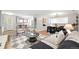 Inviting living room with open floor plan and seamless flow at 11 S Albion St, Denver, CO 80246