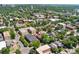Stunning aerial view of the home nestled among mature trees in a desirable neighborhood near local amenities at 1154 N Clarkson St, Denver, CO 80218