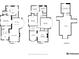 An illustration of a home's floor plan showcasing the layout of rooms on all levels at 1154 N Clarkson St, Denver, CO 80218